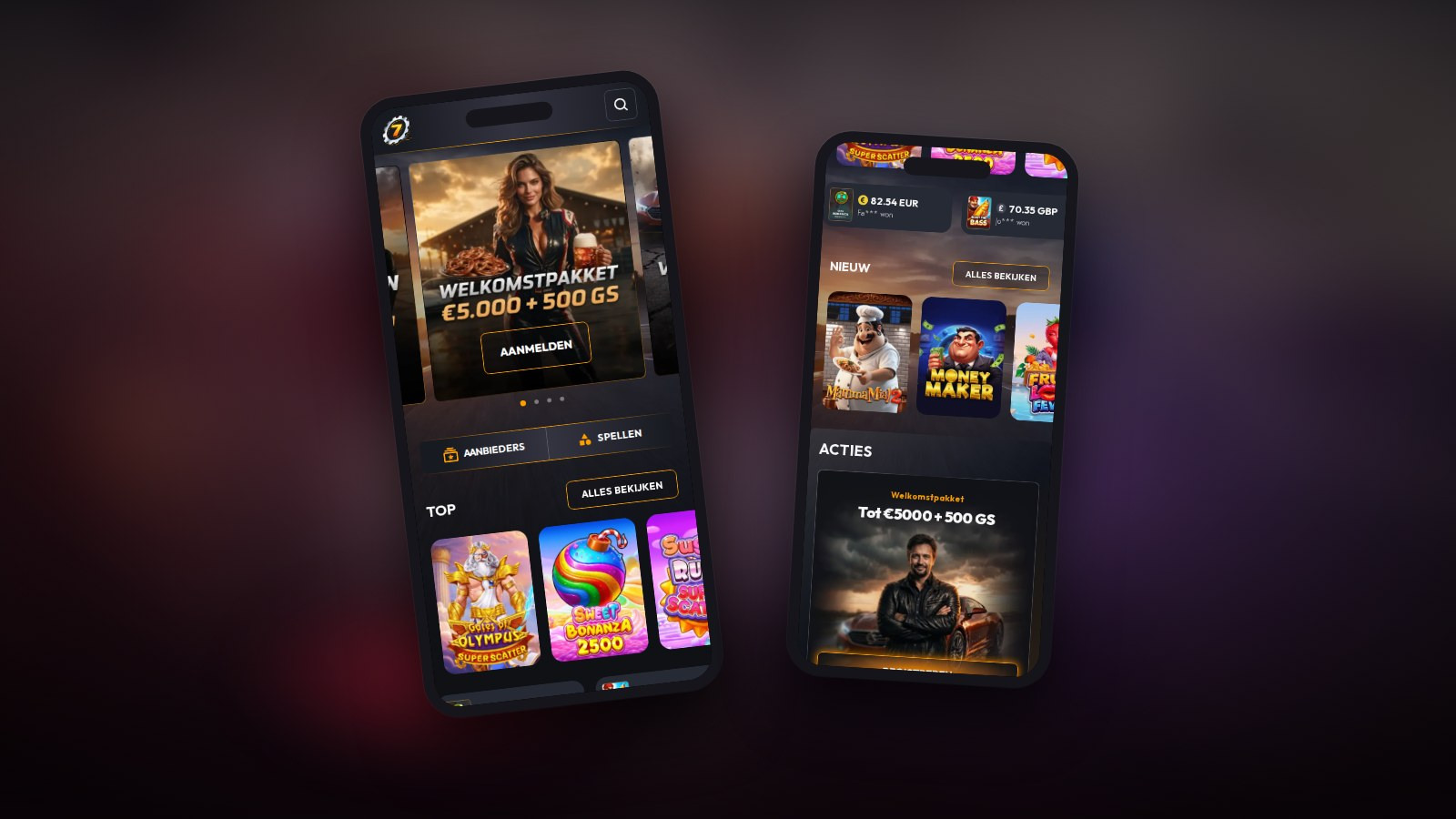 7Gear Casino auf dem Startbildschirm in Sekunden